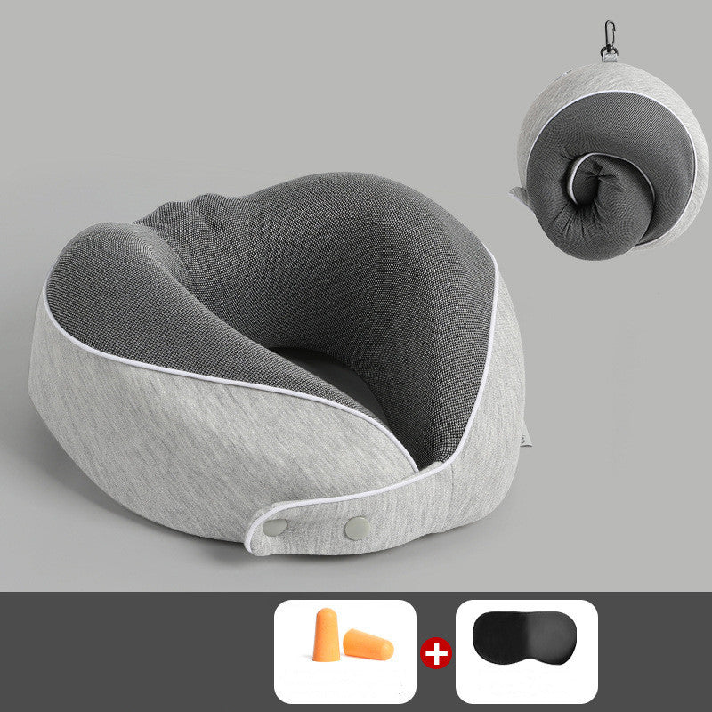 Memory Cotton Travel Nap Pillow - Carol Carez