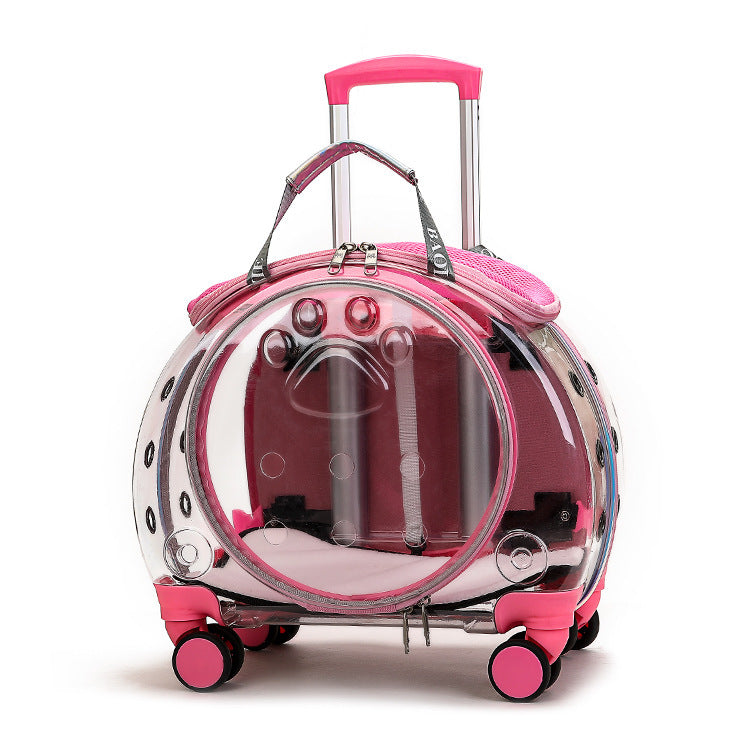 Small Portable Pet Trolley Bag - Carol Carez